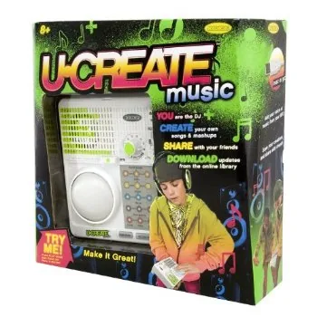 The Radica UCreate Music in its retail box.