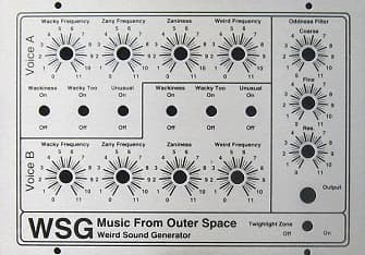 WSG front panel style 1 - silk-screened aluminium panel.